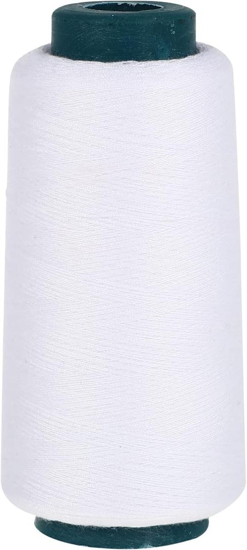 ROSENICE Cotton Sewing Thread Spool Quilting Threads for Sewing Machine 3000 Yards White