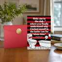 3 x Humorous Father's Day Card for Son, Funny Fathers Day Gift from Dad, Unique Greeting Card with Envelope and Sticker.