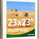 23x23 Frame, Distressed Farmhouse Wood Texture Picture Frame