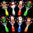 Christmas Party Favors 36 PCS Finger Lights Christmas Goodie Bag stuffers, Glow in the Dark Xmas Toys Bulk Xmas Gifts for Stocking Stuffers Holiday Favors Classroom Rewards Prizes