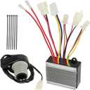 24V MX350 Controller Kit Replacement for Razor E200 E300 Electric Scooter MX350 (V33+) Dirt Rocket Bike, Control Module for E300 (V13+) E200 (V13+) E-Scooter with Throttle Part