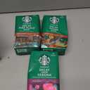 Starbucks Ground Coffee, Medium & Dark Roast Hot or Iced Coffee, Decaf Variety Pack, Three 12 oz Bags​, Size: 12 Ounce, BBD: 06 May 2026 (Pack of 3)