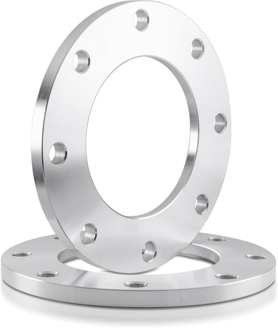 Customadeonly 8x6.5 Wheel Spacers for Sierra 2500 Silverado 2500 (2pcs) Hubcentric w/o Lip, 117mm Hub Bore, Extended Studs May Be Required -12mm (1/2") Thick