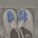 Aquavel Thora Women's House Slippers Cute Bow Indoor Men's Memory Foam Fur Shoes