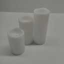 6" 8" 10" x 4" White Large Waterproof Outdoor Flameless Candles Battery Operated LED Flickering Pillar Candles with Remote and Timer for Indoor Outdoor Lanterns, Long Lasting, Set of 3