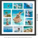20x20 Collage Picture Frame with Tempered Glass - Photo Frame Collage Fit One 8x10, Four 5x5 and Six 4x6 Photos or Use as One 20x20 Frame, 2 Pack, Black