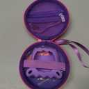 JCHPINE Hard Case and Silicone Cover for Tamagotchi Paradise Electronic Pet, Protective Cases for Tamagotchi Paradise with Screen Protector and Lanyard (Purple)