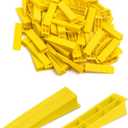 Tile Leveling System Wedges, 800pcs Reusable Tile Leveler Wedges for 1/8",1/12",1/16", 1/32" Spacers and Tile Leveling System Clips, Tile Leveler Tools for Wall/Floor Tile & Stone Installation(Yellow)