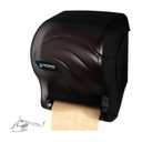 San Jamar Ocean Essence Tear-N-Dry Paper Towel Dispenser, Storage Solution for Bathroom and Kitchen, 14.44" x 11.75" x 9.13", 1 Count, Black Pearl