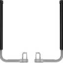 JY PERFORMANCE Boat Trailer Guide-ons, 40"/48" Adjustable, Rustproof Electro-Galvanized Steel Trailer Guide ons, Trailer Guides with White PVC Pipes, for Ski Boat, Fishing Boat, Sailboat Trailer 2PCS (Black)