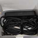 Outdoor Power Strip Weatherproof, 50 FT Extension Cord, Diivoo Waterproof Surge Protector with 4 Outlets, 1250W Shockproof Overload Protection, Flat Plug, Wall Mountable, Black