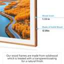 20x20 Picture Frame, Puzzle Frame for Wall, Wood Frame Brown Picture Frame for 20 x 20 Square Picture Poster Photo, Wood Gallery Poster Frame, 20x20, Brown