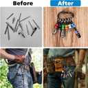 12PCS Bit Holders 1/4 Socket, Hex Shank Screwdriver Bit Holder for Impact Driver Drill Bit Keychain Extension Bar Quick Release Easy Change, Screwdriver Bit Holders for Tools & Home Improvement Gift