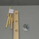 Wall Hook Rack,Solid Wooden Coat Rack Wall Mount,Removable Wood Wall Hooks for Hanging,Installation in Entrances Bathrooms and Utility Rooms for Storage(Natural, 5 Hooks)