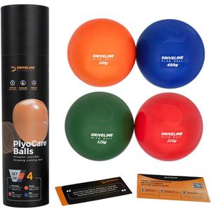 Driveline Baseball PlyoCare Balls - Weighted Pitching Training Balls + Free 16-Week Program