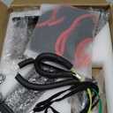 Dog Grooming Arm with Pet Grooming Hammock, getlstub 35" Pet Grooming Table Arm with Adjustable No Sit Haunch Holders, Dog Grooming Stand with Loop Noose for Small and Medium Pets (Black)