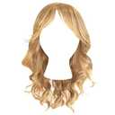 HAIRCUBE Shoulder Length Bob Wigs for Women Side Parting (Blonde)