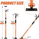 Adjustable Support Pole - Cabinet Jack, Drywall Lift, 45"-114" Adjustable Height, Supports Up to 154lbs, 3rd Hand,Cabinet Jacks for Installing cabinets,Ceiling, Cargo Bars,(45"-114" 2PC)