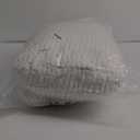 Blissful Diary Reading Pillow, Backrest Pillow with Shredded Memory Foam for Adult & Children, Designed for Bed and Couch Sitting Up, Includes Arms, Pockets and Washable Cover, Off White