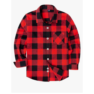 siliteelon Toddler Baby Boys Plaid Flannel Shirt Long Sleeve Button Down Shirts, Toddler 1/2 Years Old siliteelon Toddler Baby Boys Plaid Flannel Shirt Long Sleeve Button Down Shirts, Toddler 1/2 Years Old