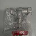 1" NPT Stainless Steel S-Type Globe Valve, Accurately Adjust Flow Rate Heavy Duty Threaded Manual Rotary Sluice Shut-off Valve for Water, Oil, Gas, Industrial Piping, and HVAC Systems (1", DN25)