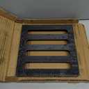 Cast Iron Drain Grate, 9 * 9in Heavy Duty Outdoor Drain Cover, B125 Class Channel Grate, Metal Sewer Grate, Black Square Drainage Grate for Concrete Floor, Yard, Driveway & Garage.
