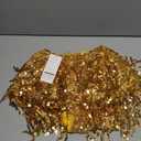 Women's Sequins Tassel Skirts Shorts Booty Dance Festival Bottoms, Small