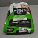 WORLD'S BEST CAT LITTER Comfort Care Unscented 15-Pounds - Natural Ingredients, Quick Clumping, Flushable, 99% Dust Free & Made in USA - Long-Lasting Odor Control & Easy Scooping