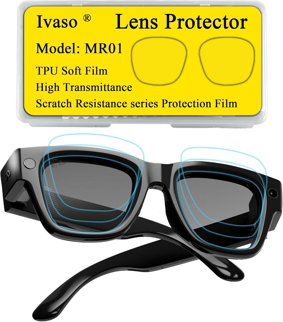 Lens Protector for Meta Ray-ban Display AI Glasses (3 Pair)