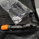 21 Cubic Feet Car Rooftop Cargo Bag Carrier, Soft Roof Top Luggage Bag for All Vechicles with/Without Rack - with Waterproof Zip, Anti-Slip Mat, Luggage Lock, Storage Bag, Door Hooks