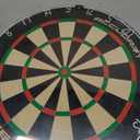 Accudart Edge Bristle Dartboard Premium Brazilian Sisal, RazorThin Spider, Rotating Metal Number Ring, Increased Playing Area, Super Thin Bullseye Ideal for SteelTip Darts