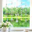 Sun Catcher Kits for Adults, 228pcs DIY Suncatcher Making Supplies Arts and Crafts for Girls Women Hanging Ornaments for Indoor Windows Prism with Crystal Balls Gift for Birthday Mother's Day