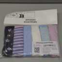 Women's Cotton Bikini Brief Underwear Pack of 6, Black Floral/Blue/Ditsy Floral/Light Pink/Stripe/White, Medium