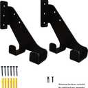 Chainsaw Holder, 2 Pack Wall Mounted Chainsaw Hanger, Garage Chainsaw Storage Rack, Hanging Yard Tools Garage Storage Shed Organizer Mounted Chainsaw Rack