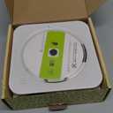 MICOCIOUS Bluetooth Portable Home CD Music Player with Remote Control, Timer, Built-in Speakers and LED Display - FM Radio Boombox (White)