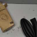 HOTOR Car Steering Wheel Cover - Universal Car Accessory for Diverse Cars, Leather Cover with Anti-Slip Lining, for Steering Wheel with a Diameter of 15.5"-16",Black