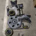 Garden Hose Reel Cart Hold 130 FT of 5/8 or 197 FT of 1/2 inch Hose, Metal Water Hose Holder with Wheels for Outside Yard Lawn