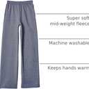 Fruit of the Loom Boys Fleece Sweatpants, Sweatshirts, & Hoodies (X-Small, Open Bottom - Navy Stripe)