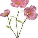 3Pcs Giant Flowers for Decoration, Large Artificial Flower Indoor Outdoor Decor Waterproof Paper Flowers for Wedding Reception Birthday Graduation Party Backdrop Decor Shop Window Display (Pink)