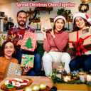 2 x CAKKVDE 500 PCS Christmas Gift Tags Christmas Santa Claus Stickers Self Adhesive Cartoon Christmas Tag Christmas Festival Holiday DecorNew