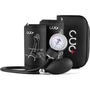Professional Aneroid Sphygmomanometer, Blood Pressure Cuff Manual, Precision Copper & Brass Movement, Medical-Grade Reinforced PVC Tubing, Ideal for Doctors, Nurses, and Students