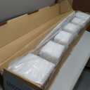 SineRise LED Modern Bathroom Vanity Light Fixtures (6-Light, 48-Inch, Dimmable), Brass Modern Acrylic Bathroom Wall Lighting Fixtures Over Mirror (Cool White 6000K)