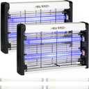 1PC Electric Bug Zapper Indoor Insect Killer with Replacements Bulbs 20W Blue Light Powerful 2800V Attract Fly and Mosquito Traps with Circuit No Load Protection Outdoor Plug in Pest Control