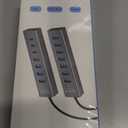 4Ft 7-Port USB Hub 3.0 for Desktop, 4 USB-A & 3 USB-C Ports Aluminium 5Gbps USB Extender Hub, USB Splitter, USB Hub Long Cable for Desktop, PC, Flash Drive, Mobile HDD SSD, Windows/XPS