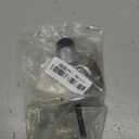 QCAA Solid Brass Door Stop, 4" Height, Satin Chrome, 1 Pack