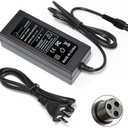 42V 2A Battery Charger for 36V Scooter Lithium Battery, Power Supply Adaptor with 8mm 3 Prong Connector