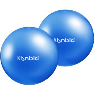 kisnbld Small Exercise Ball, 9 Inch Mini Pilates Ball, Anti Burst and Slip Resistant Mini Yoga Ball for Stability, Fitness, Physical Therapy, Stretching & Core Strength Workout at Home Gym & Office