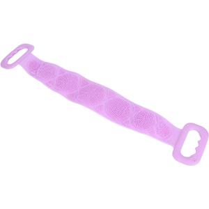 Back Scrubber with Handle, Double Sided Silicone Body Brush for Shower, Portable Exfoliating Back Cleaning Strap Back Scratcher Bath Shower Body Wash 