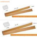 magic sewing machine 4PCS Wooden Mahjong Racks with Magnetic Pushers, 20 in Natural Wood American Mahjong Tile Rack Set, Modern Table Game Accessories for Mahjong TilesNatural,20