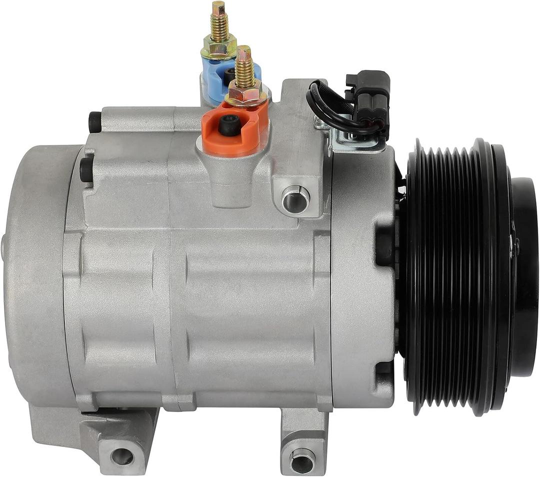 ECCPP A/C Compressor with Clutch Fit for Ford Explorer for Mercury Mountaineer 4.0L 2006-2010 AC Compressor(Not Without Rear AC)